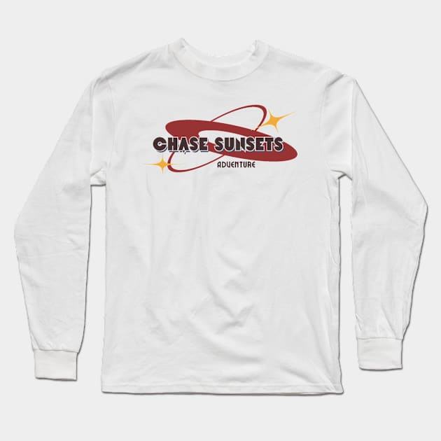 Chase Sunsets Y2K Adventure Fashion Long Sleeve T-Shirt by The Vintage Look